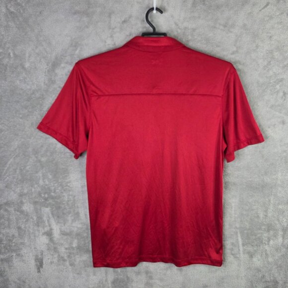Mens Captivating Oklahoma Sooners Red Polo Shirt Polyester Short Sleeve Size XL - Picture 5 of 9